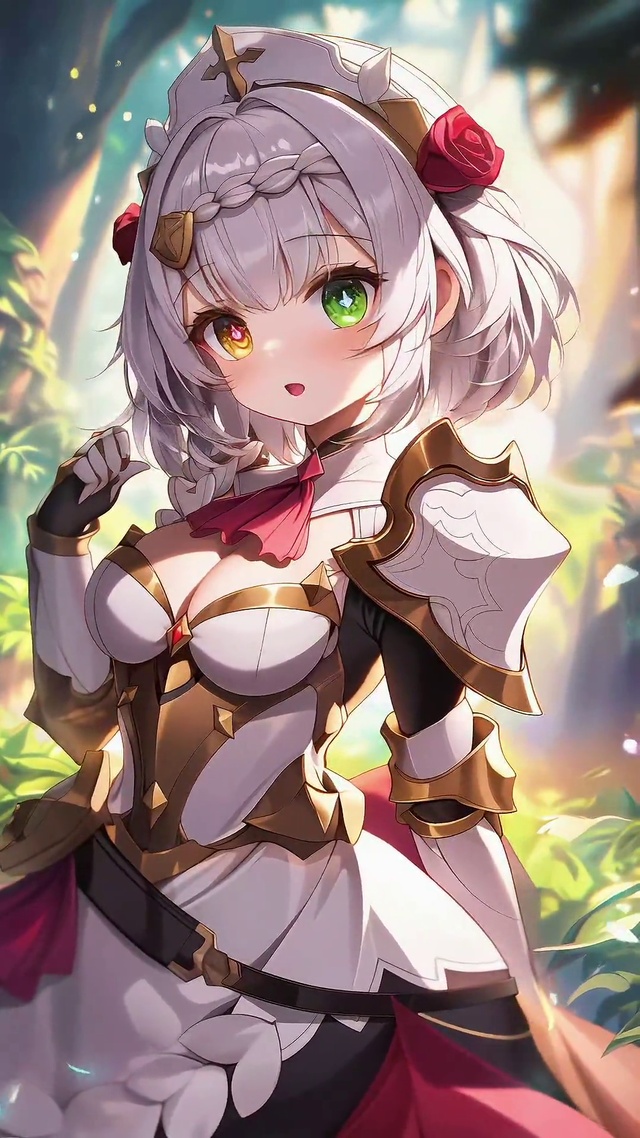 原神诺艾尔异瞳高清