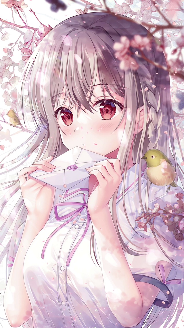 樱花信封女孩