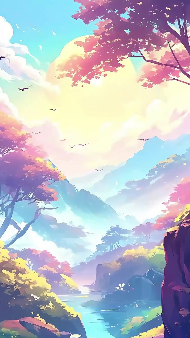 穿行于画中山谷