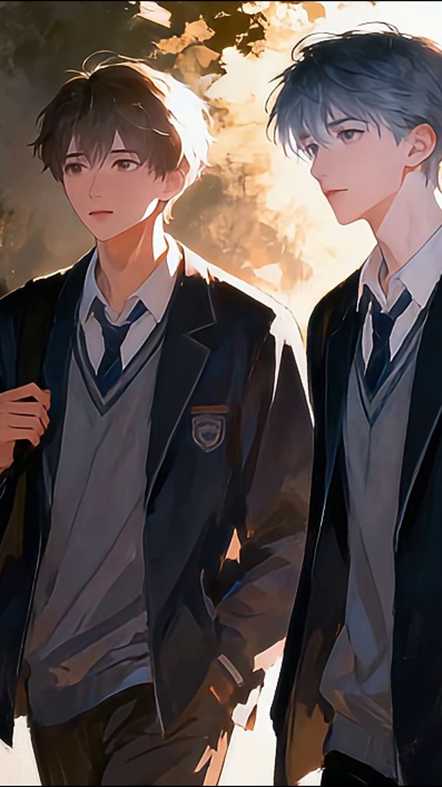 动漫男大手机壁纸