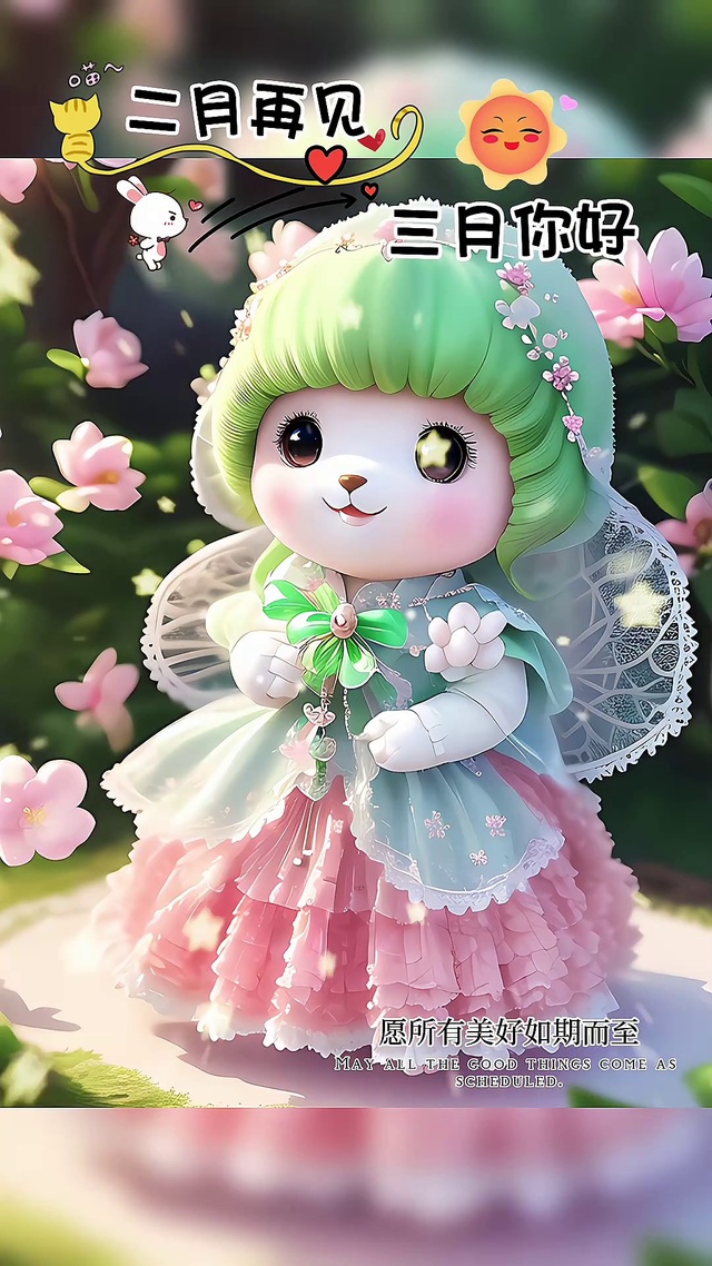 二月再见，三月你好。