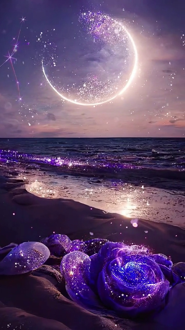 梦幻紫海