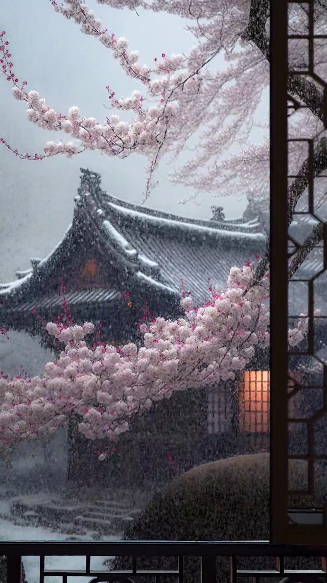 治愈系唯美雪景