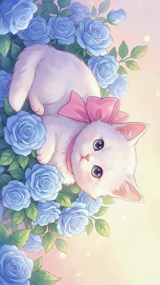 花丛中的小可爱