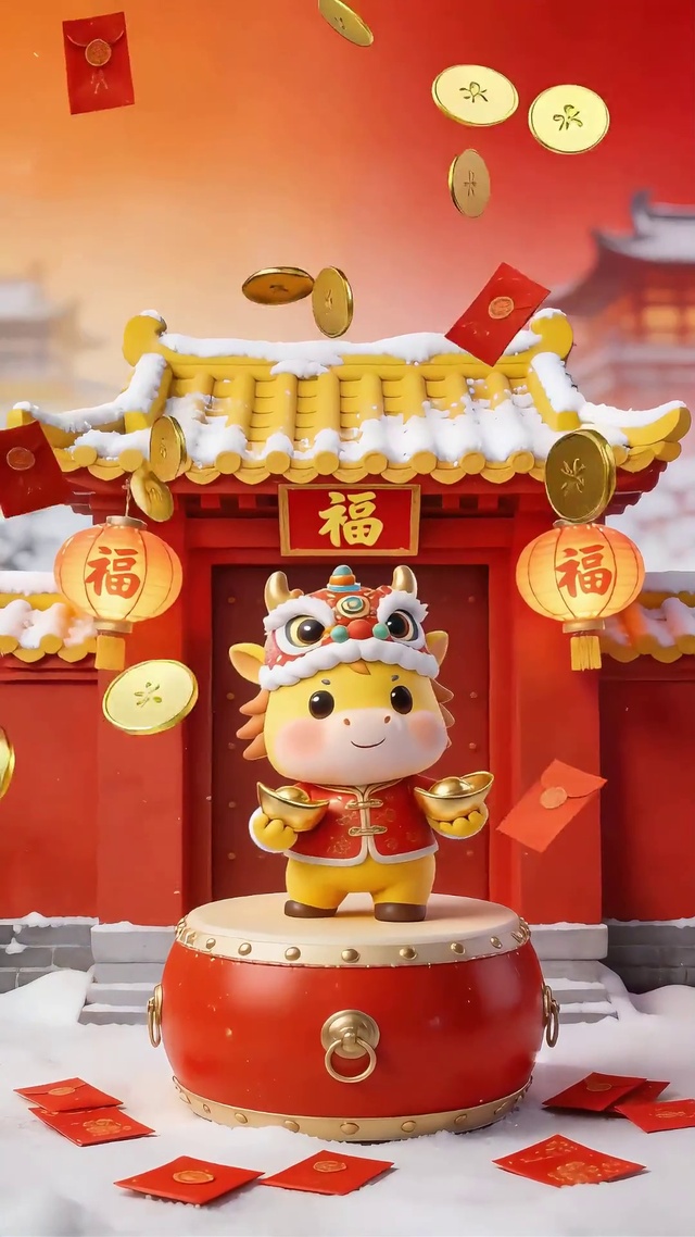 新春福到祝福壁纸