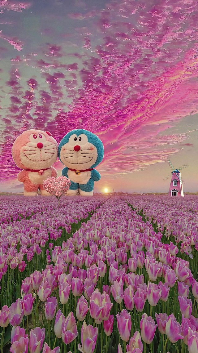 叮当猫遇见郁金香