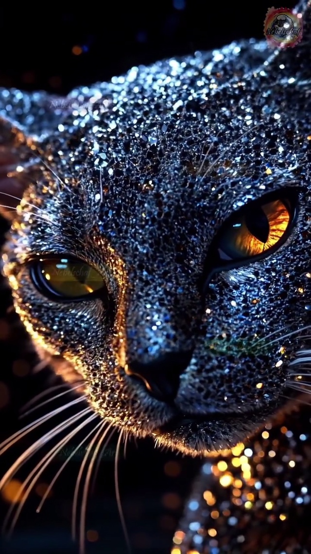 金光闪闪的猫