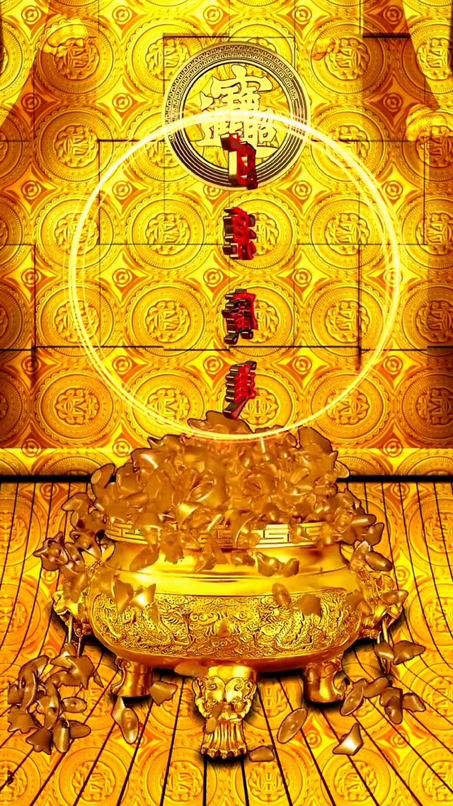 财源广进(其他手机动态壁纸) - 其他手机壁纸下载 - 元气壁纸