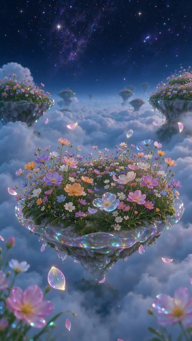 浮岛琉璃花海｜云海幻梦