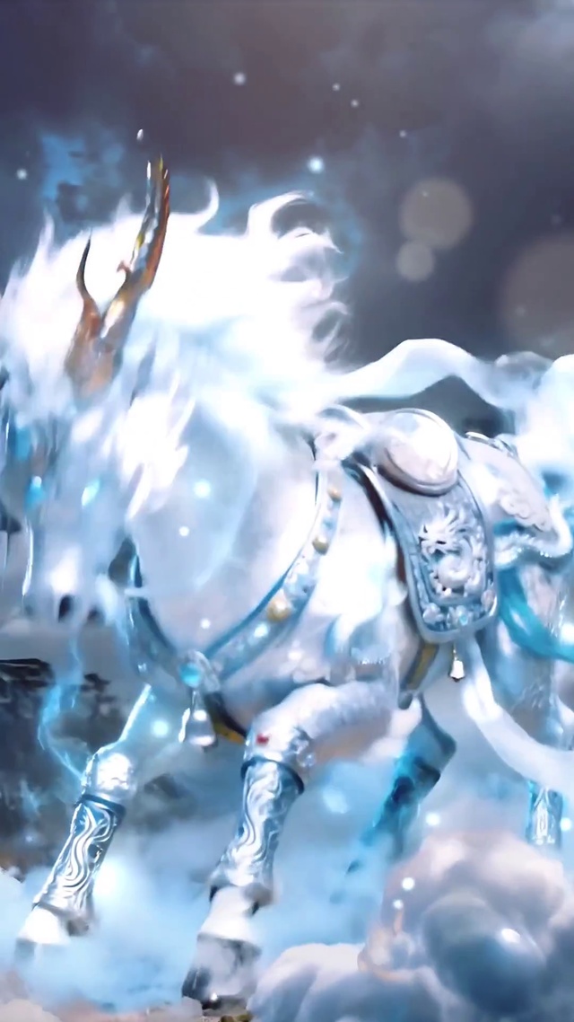 马年见白龙马能转运