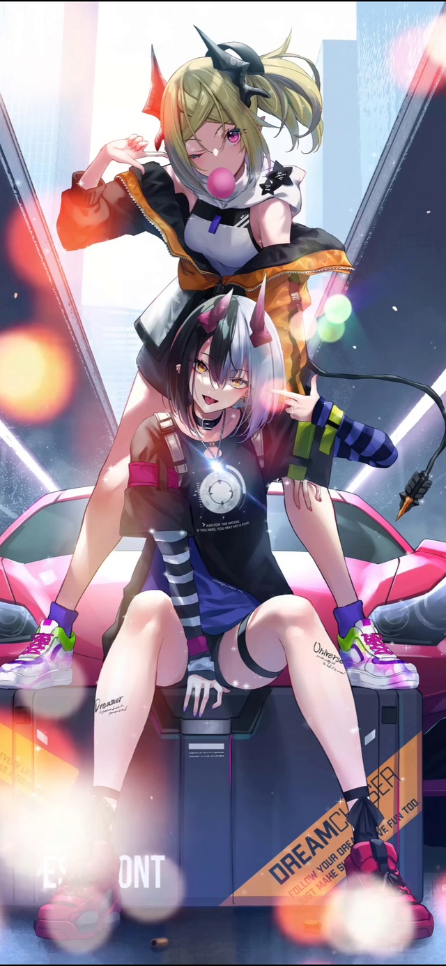 赛博朋克美少女二人组