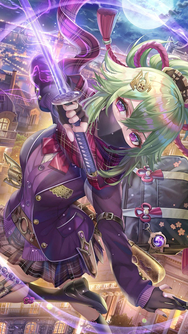 月夜忍者少女