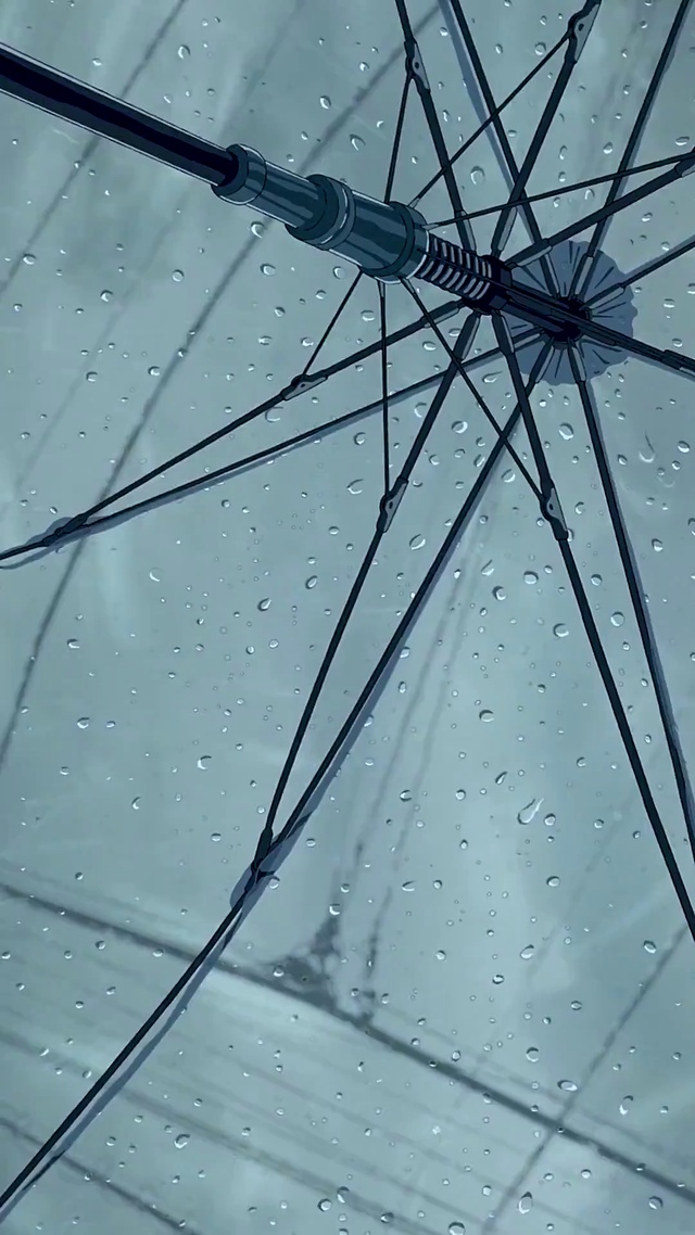 雨天 雨伞 和你