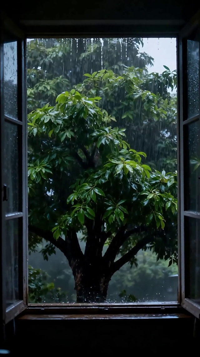 雨窗听绿(风景手机动态壁纸) - 风景手机壁纸下载 - 元气壁纸