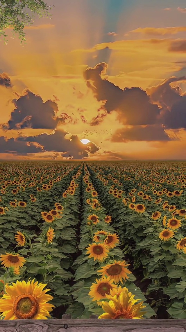 向日葵花语，入目皆是你