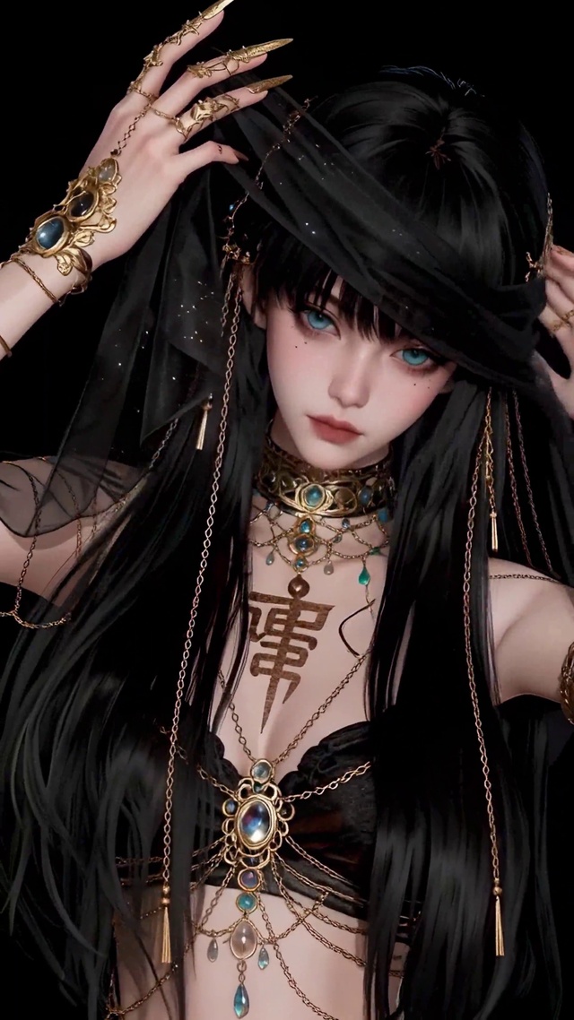 暗黑异域风情少女