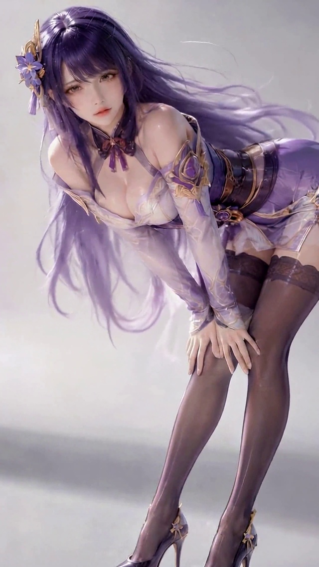 紫发梦幻少女