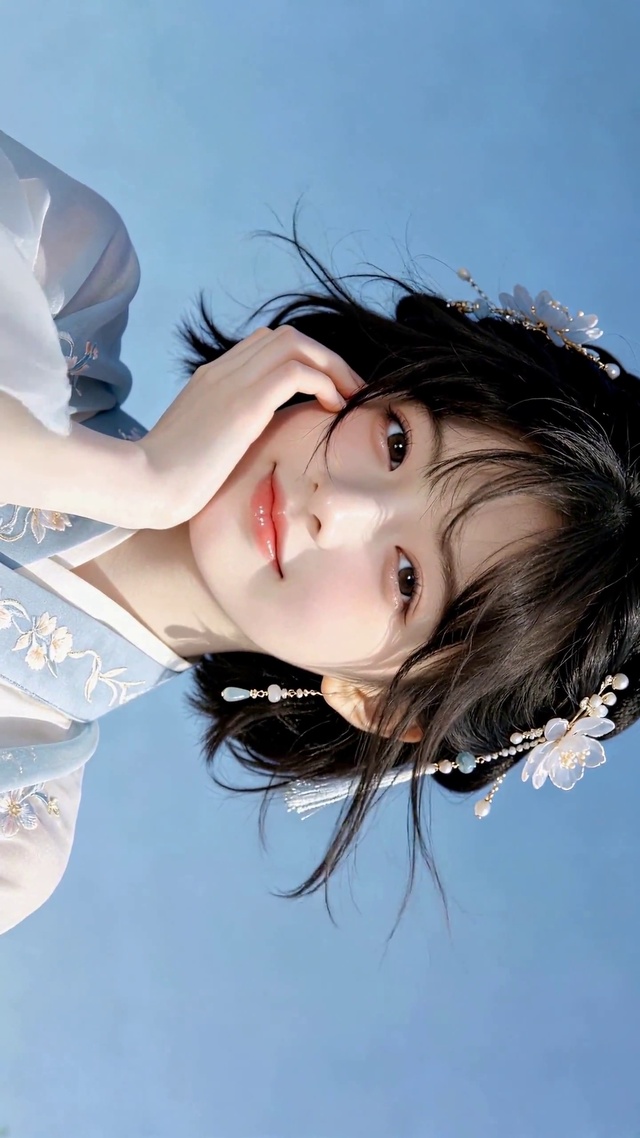 清甜古风汉服美少女