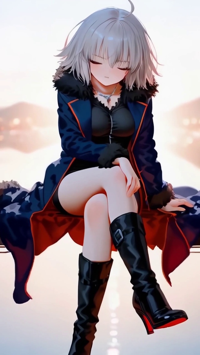 酷飒二次元美少女