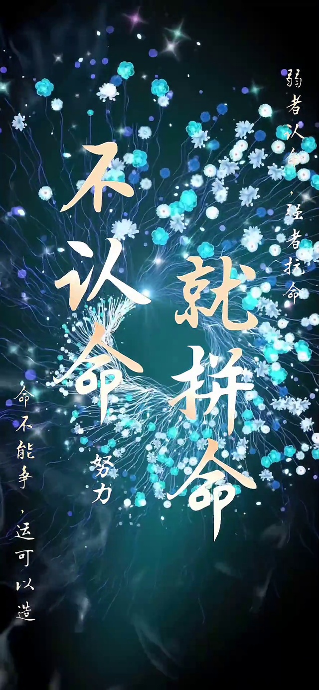 不认命，就拼命