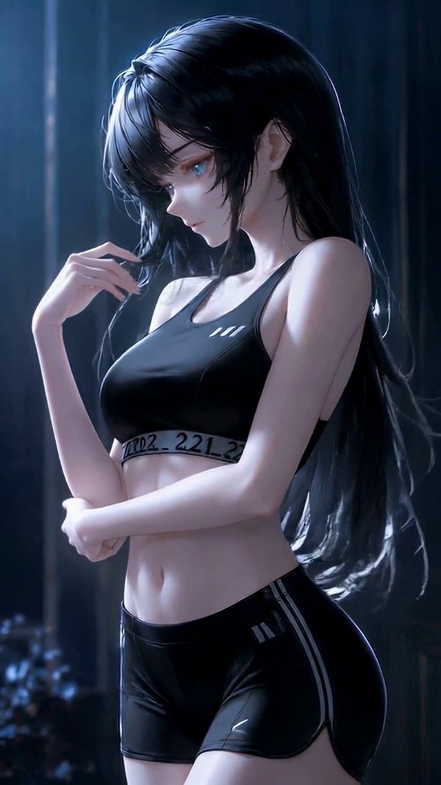 暗夜黑玫瑰美少女
