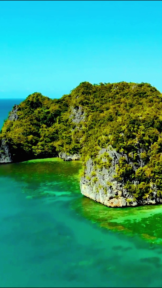 4K唯美大海岛屿