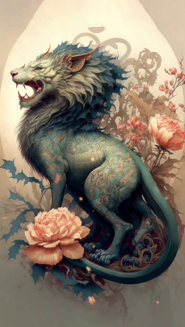 山海经神兽异兽图