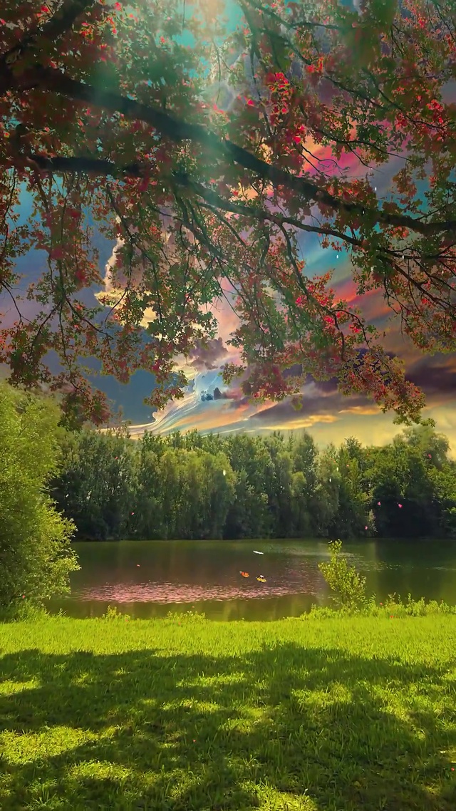 遇见油画般的七彩祥云 这好运当然要分享给你 