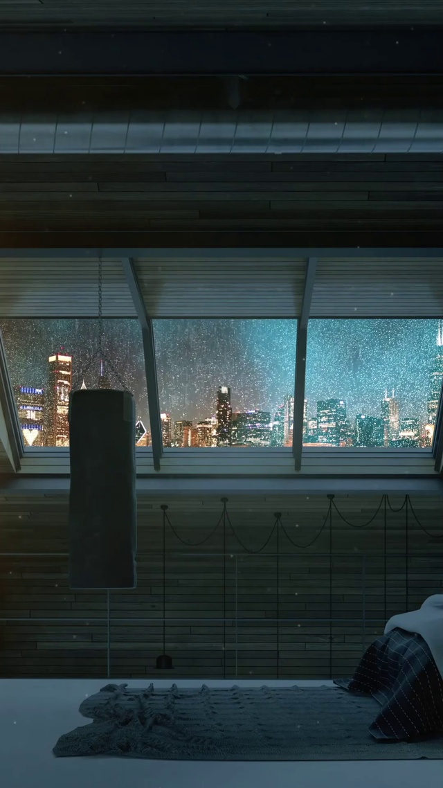 舒适的雨夜公寓