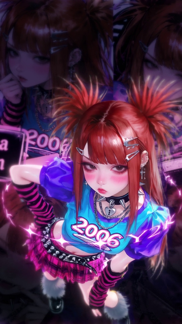Y2K风格少女