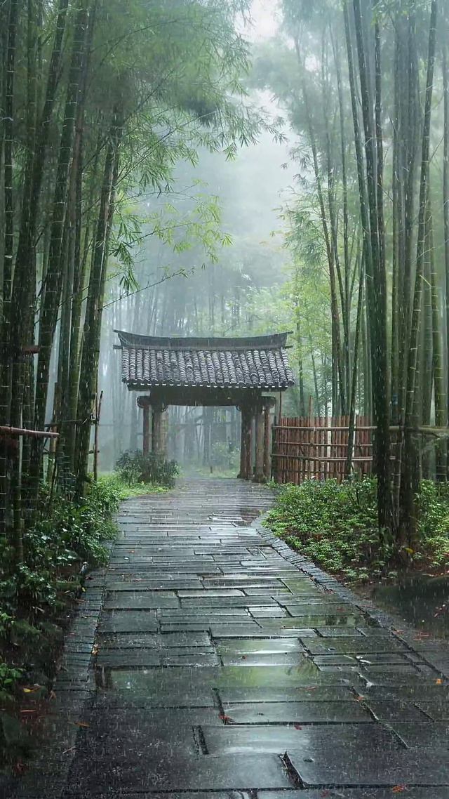 竹林细雨