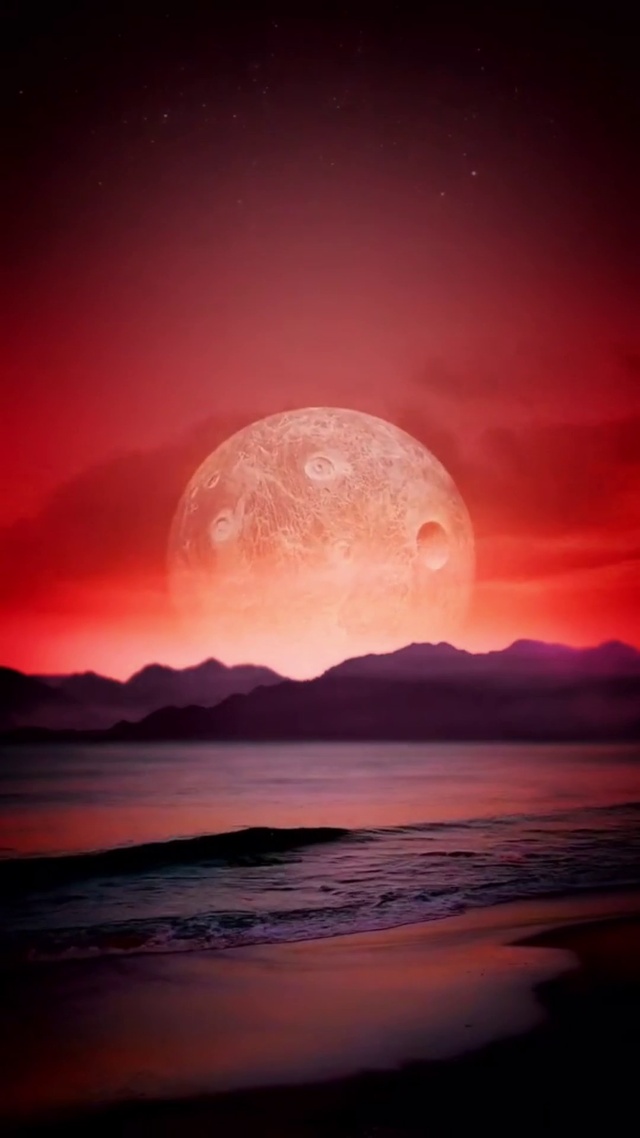 唯美的夕阳落日