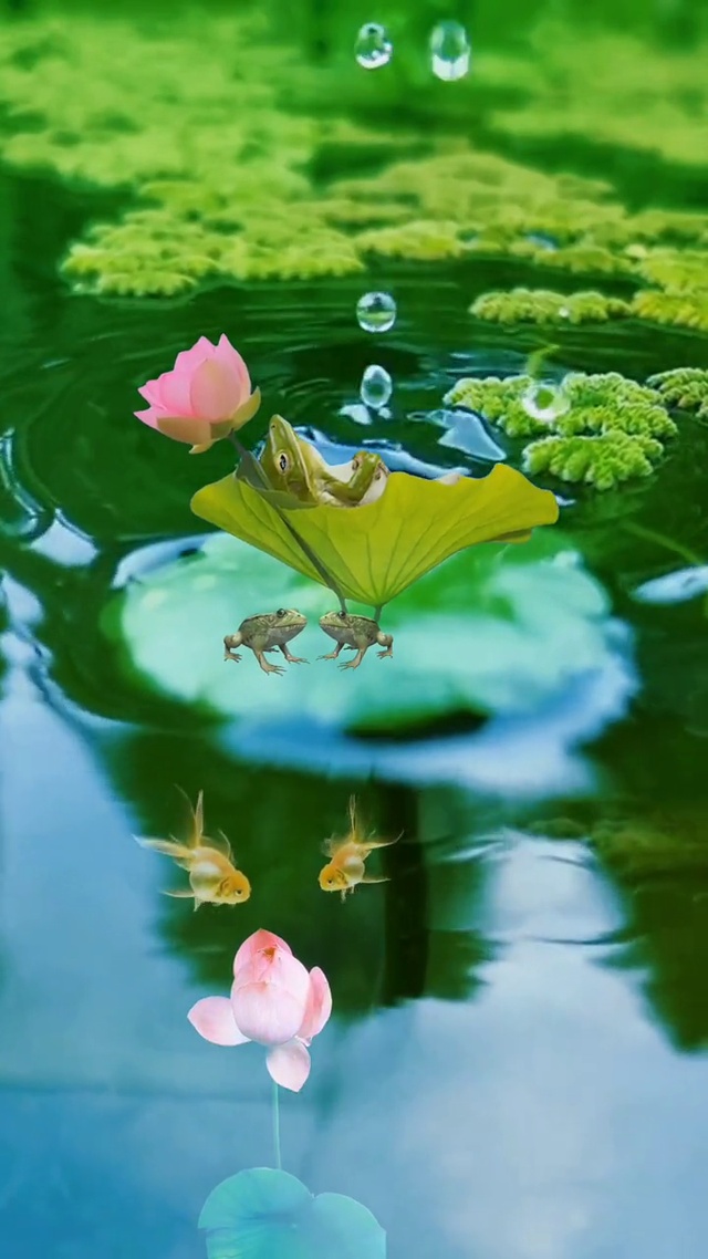 生活不止诗和远方，还有荷花和蛙叫