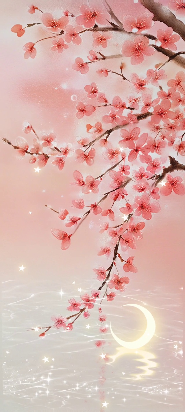 繁樱垂舞·梦落琼芳