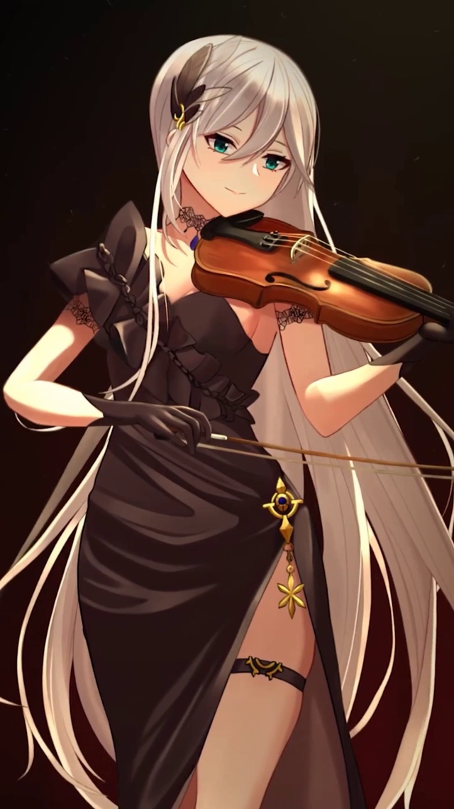 拉小提琴的女孩