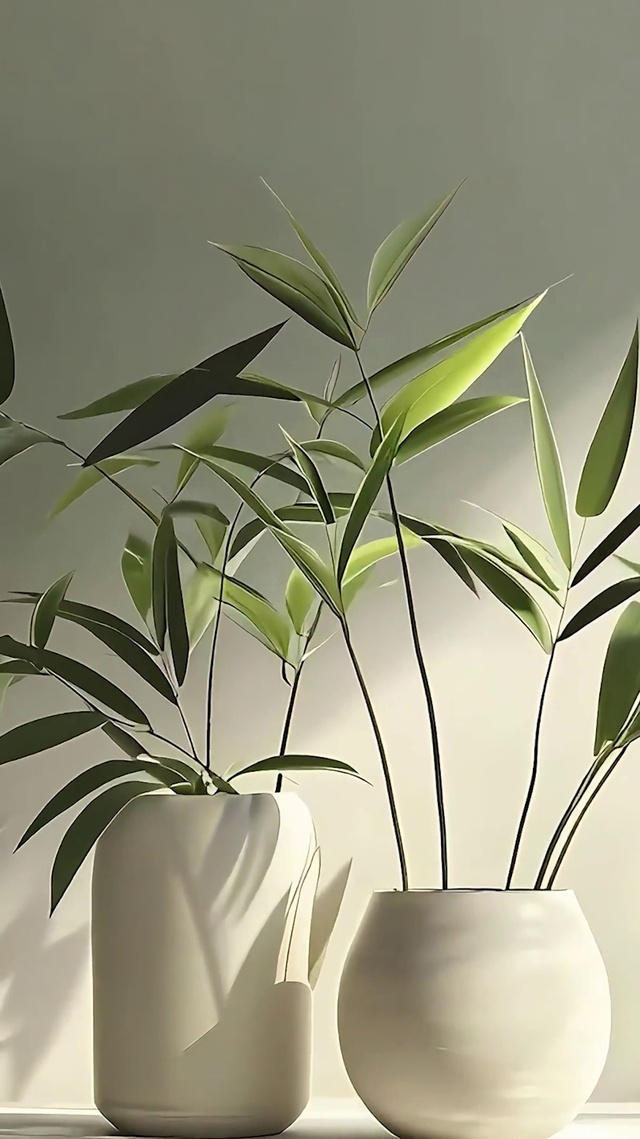 简约小清新草盆