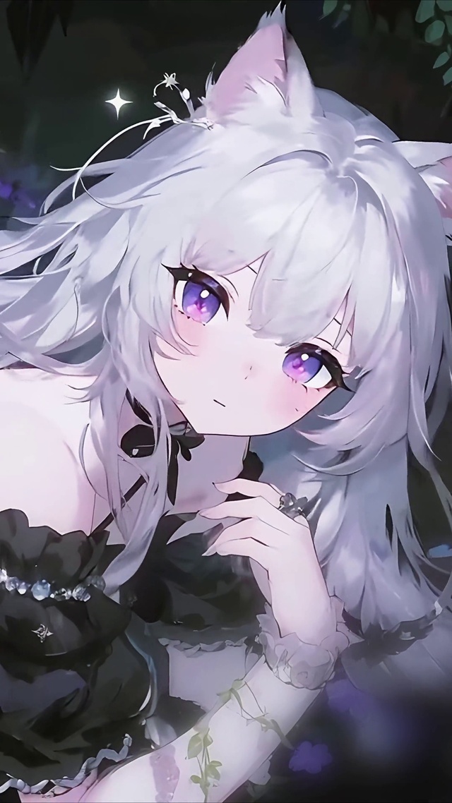 可爱的猫耳少女