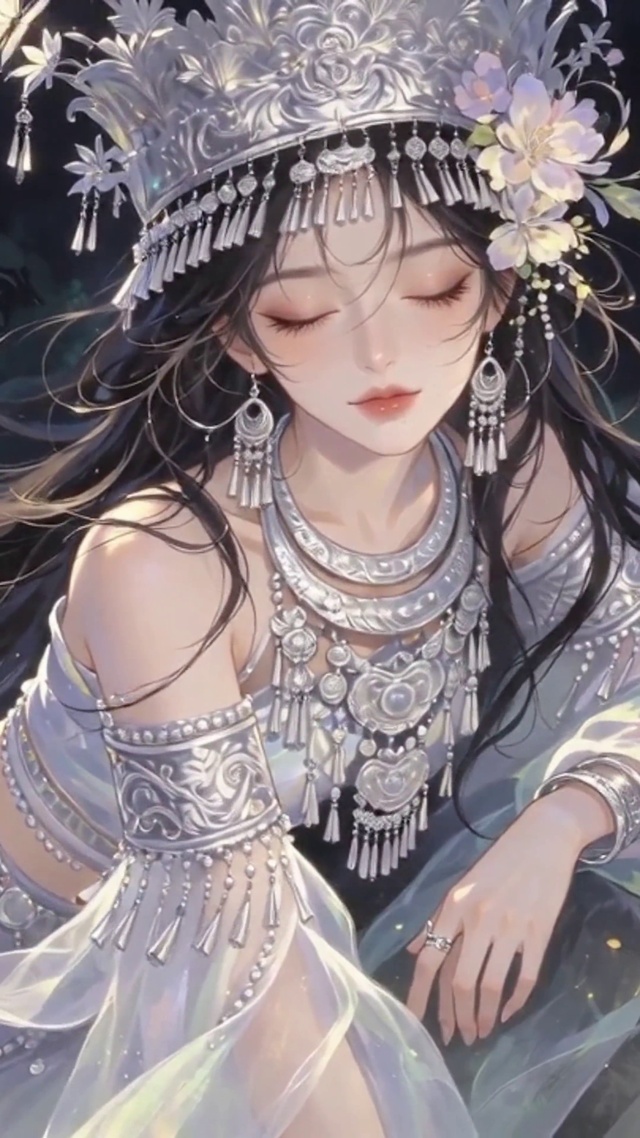 民族风动漫少女
