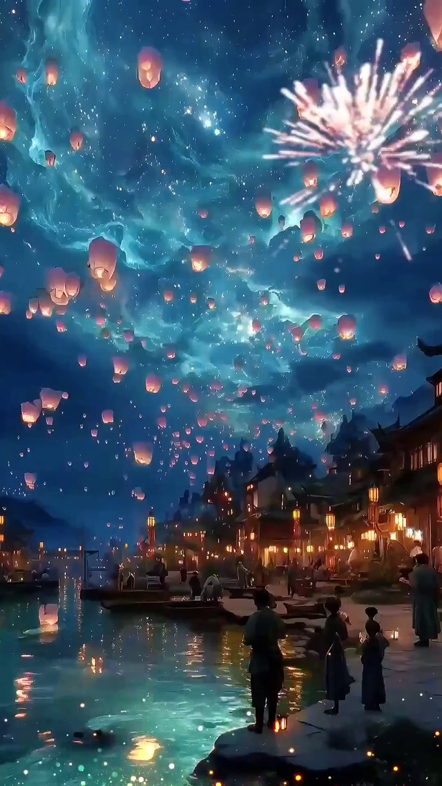 共赴七夕灯会