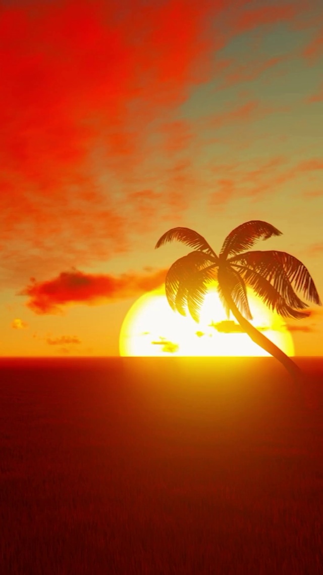 4K超清最美红夕阳~