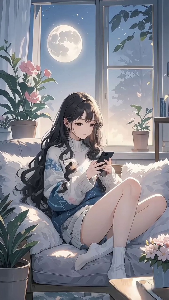可爱的少女