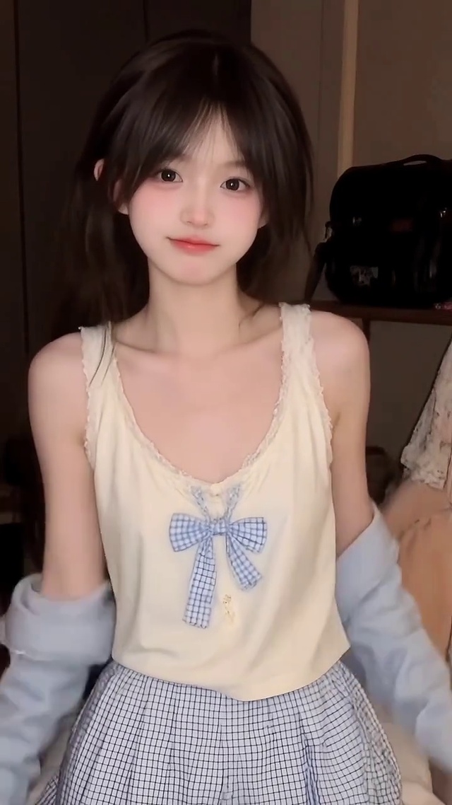 可爱清纯的美女