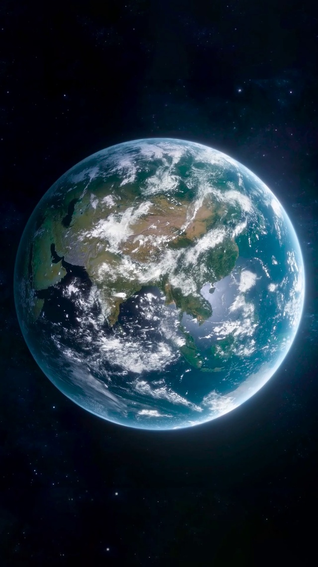 4K神秘太空地球自转
