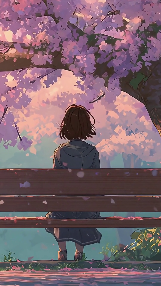 樱花树下