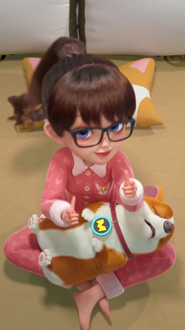 飞狗MOCO-躺下变装