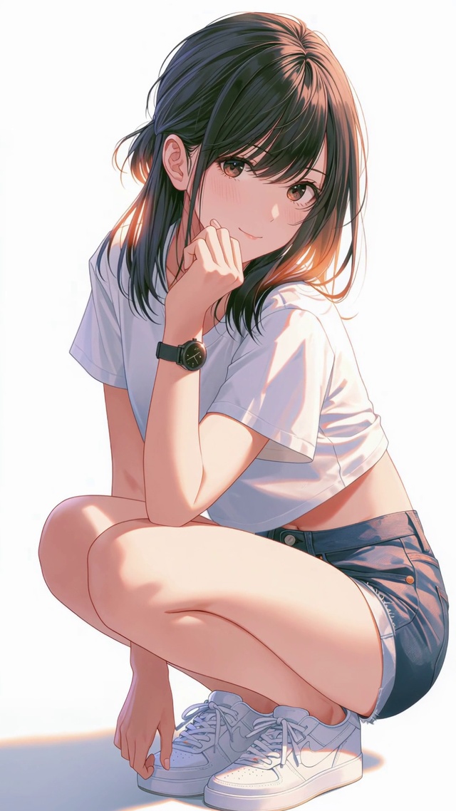 二次元俏皮女孩壁纸