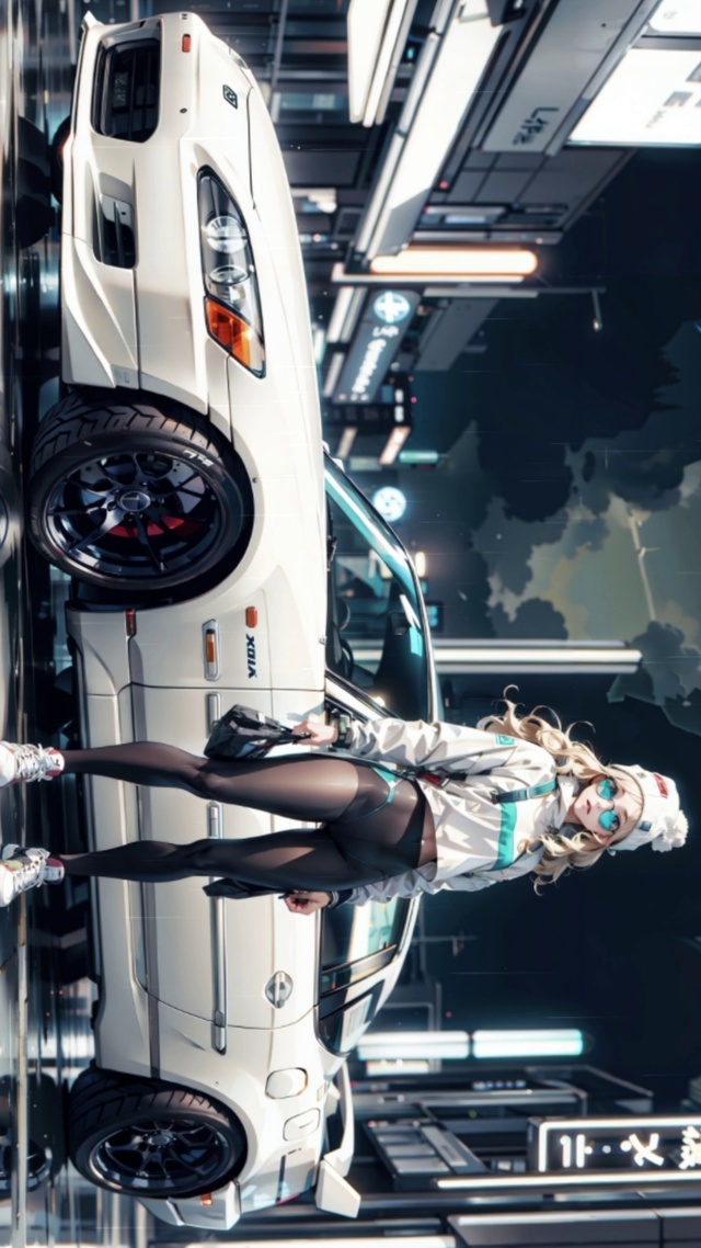 女孩汽车