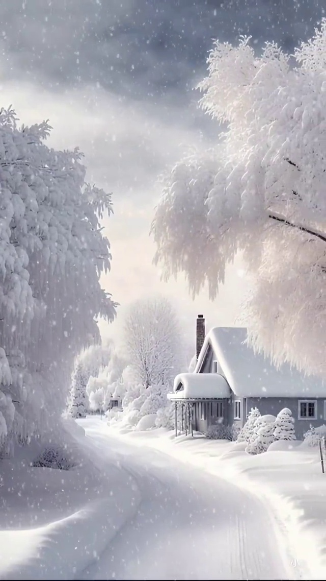 回家的路下雪了