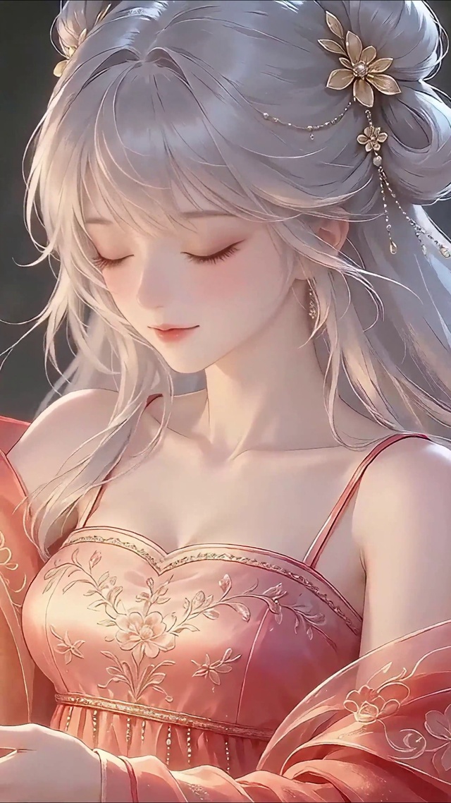 掌灯红衣治愈少女