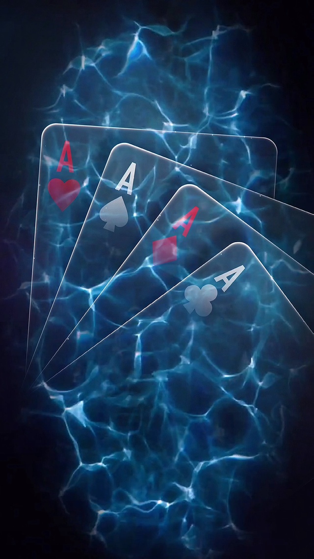 水底扑克牌(其他手机动态壁纸) - 其他手机壁纸下载 - 元气壁纸
